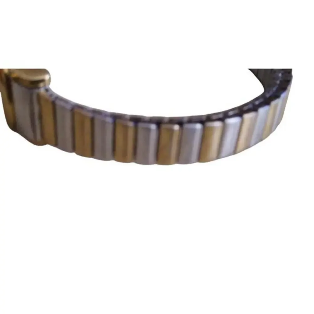 Vintage Women’s Timex Watch Two Tone Metal Bracelet Analog‎ New Battery